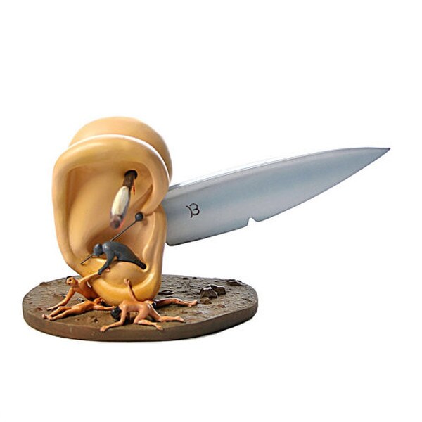Sculptures Ears Knife Larger Statue Bosch from Garden of Earthly Delights